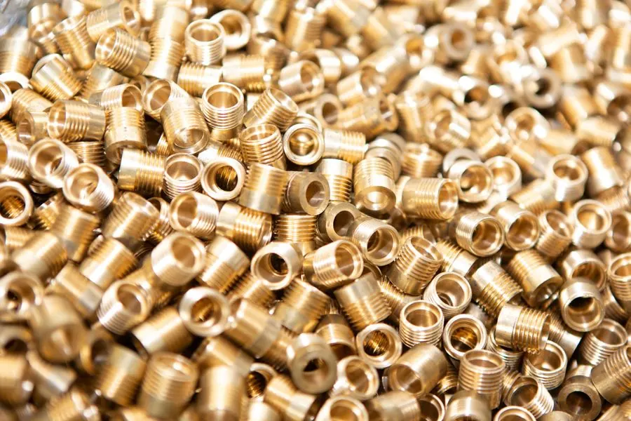 Brass — fittings, valves, turnings